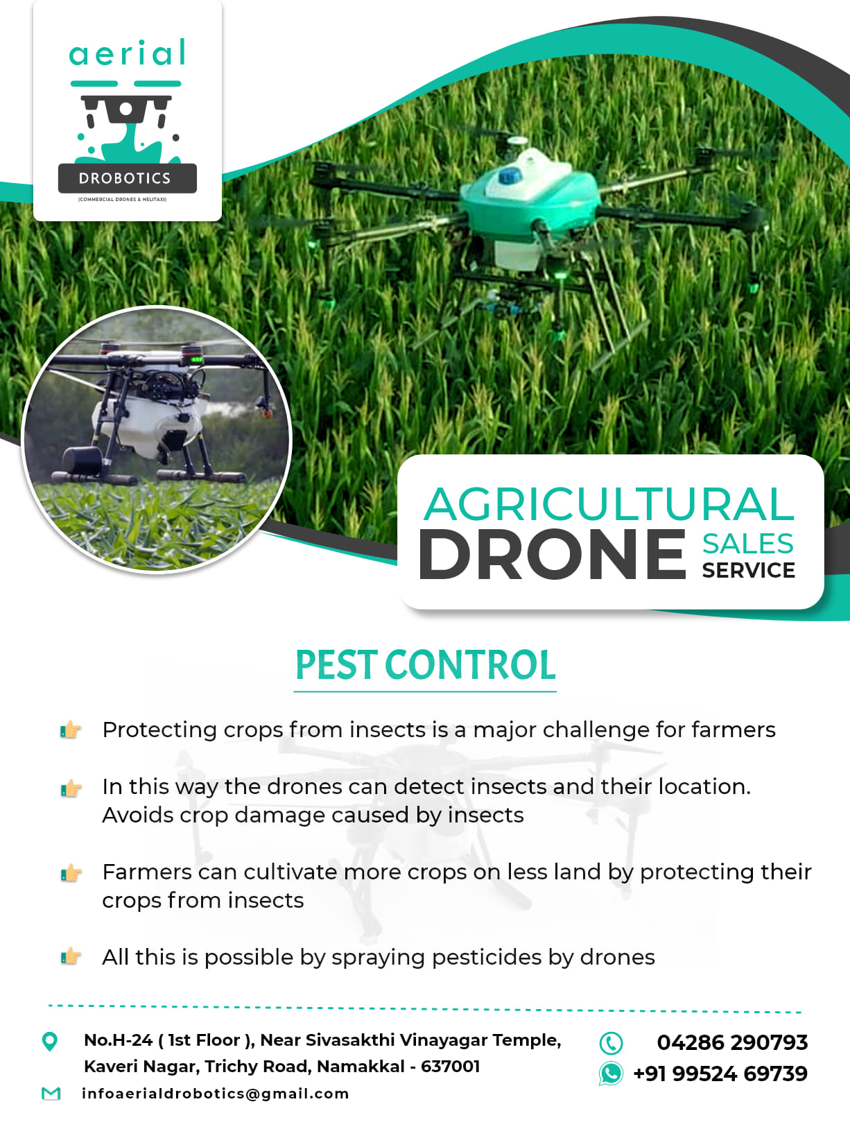 Agricultural Drone Sales and Service Namakkal-Aerial-Drobotics-Stumbit-Advertisements
